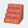 Brick stairs icon