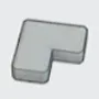 Concrete border (corner) icon