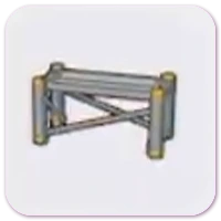Iron scaffold icon