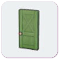 Rustic door icon