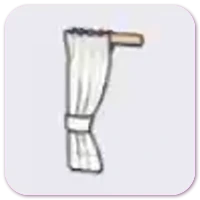 Simple curtain (left) icon