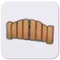 Wooden gate icon