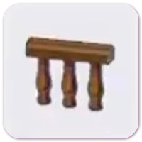 Wooden handrail icon