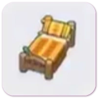 Log bed furniture image
