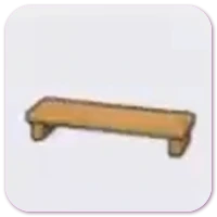 Wooden bench furniture image