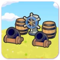 Playing pirate image