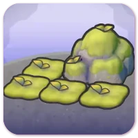 Mossy boulder image