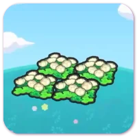 Fluffy flower bed image