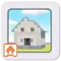Gray cottage kit icon