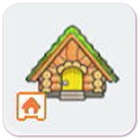 Leaf cottage kit icon