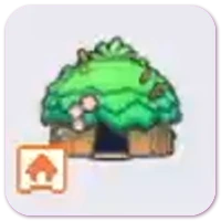 Leaf hut kit icon