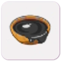 Black paint material icon