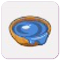 Blue paint material icon