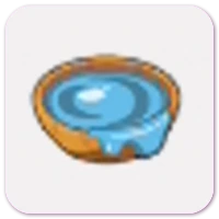 Cyan paint material icon