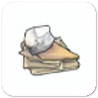 Wastepaper material artwork