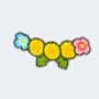 Flower wall decoration icon