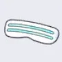 Mysterious goggles icon