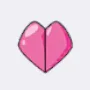 Pink Badge icon