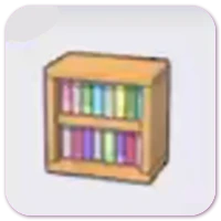 Mini bookcase icon