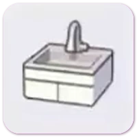 Modern sink icon
