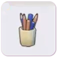 Pencil holder icon