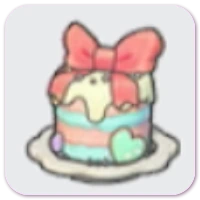 Ribbon cake icon
