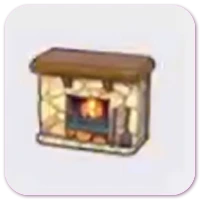 Stone fireplace icon
