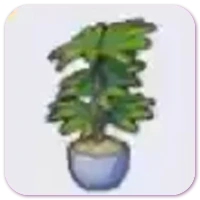 Tall potted plant icon