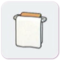 Towel rack icon