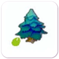 Pointy-tree seeds icon