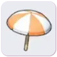 Beach parasol icon