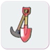 Excavation tools icon