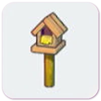 Wooden birdhouse icon