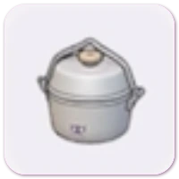 Camping cooking pot icon