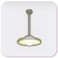 Pop art lamp icon