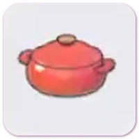 Stylish cooking pot icon
