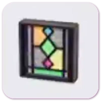 Stained-glass window (middle) icon