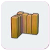 Wooden siding (corner) icon