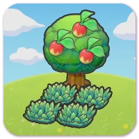 Tree-shaded tall grass artwork