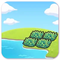 Seaside tall grass artwork