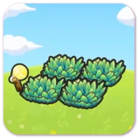 Illuminated tall grass artwork