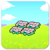 Elevated flower bed artwork