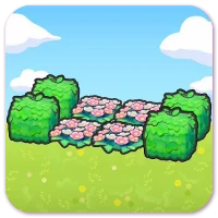 Flower garden artwork