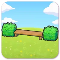 Bench with greenery image