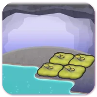 Mossy hot spring image