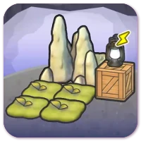 Creepy white rocks image