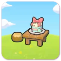 Lovely ribbon cake image