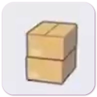 Cardboard boxes icon
