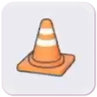 Traffic cone icon